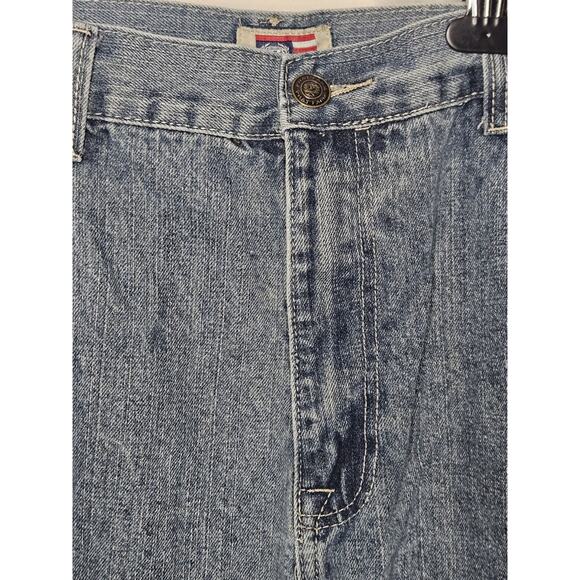 Phat Farm Jeans Men's 38x32 Regular Fit Straight Blue Denim Pants Y2K Hip Hop - Picture 3 of 10